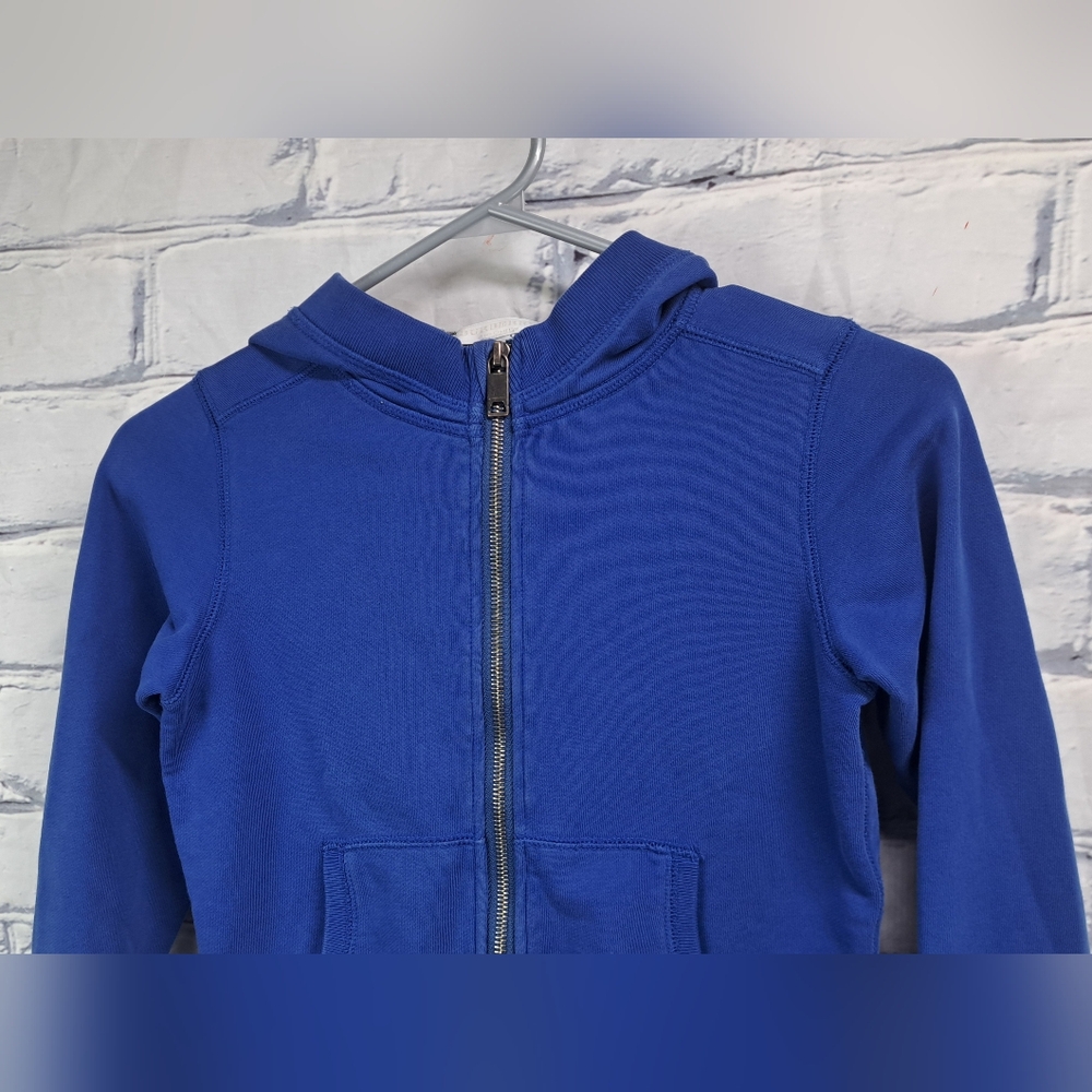 Burberry Children Kids Boys Full Zip Hoodie Sweater Blue Nova Check sz 7Y 122cm - Picture 3 of 12